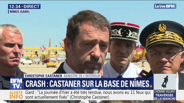 Christophe Castaner sur le crash à Générac : Sauver c'est le risque de périr aussi