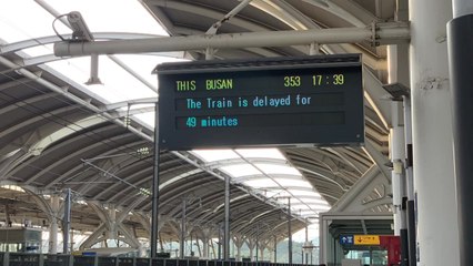 무더위에 열차 대규모 지연...코레일 "철로 응급 조치" / YTN