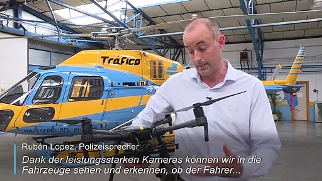 Spanische Polizei macht mit Drohnen Jagd auf Verkehrssünder