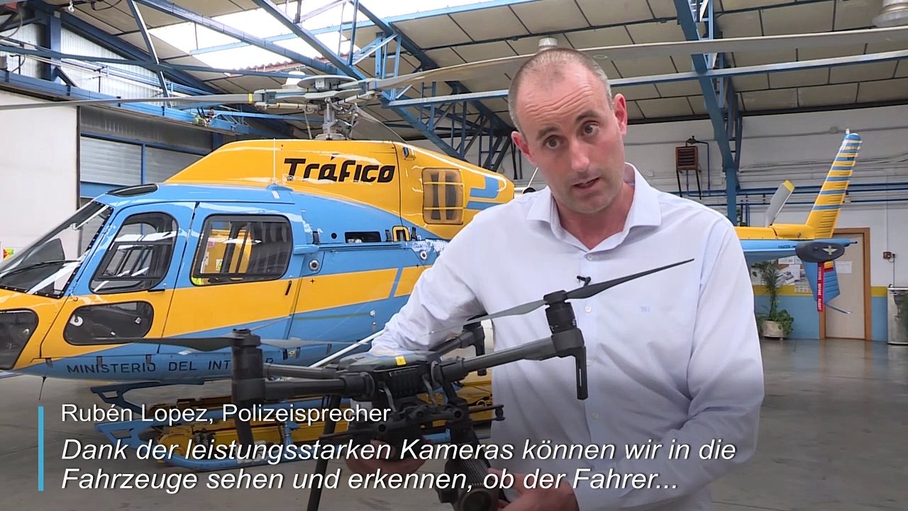 Spanische Polizei macht mit Drohnen Jagd auf Verkehrssünder