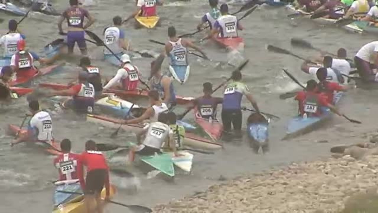 Asturias vive uno de sus días grandes con el 83 descenso internacional del Sella