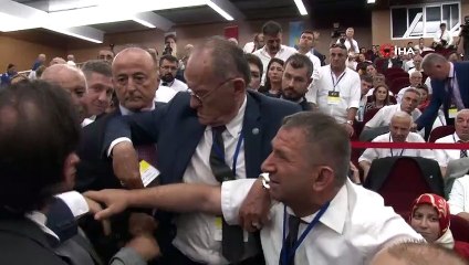 İYİ Parti kurultayında basın mensuplarına tepki