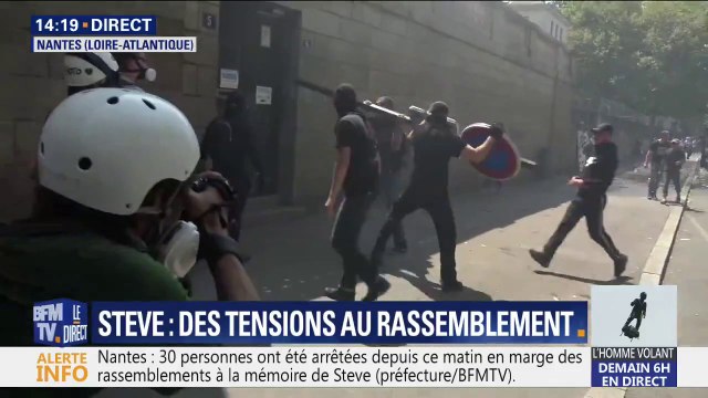 Des premiers heurts à Nantes durant le rassemblement contre les violences policières