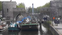 Tournai destruction pont des trous j02 video 2