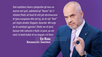 Rama prezanton “Migjenin”, Boeing 737 do mbulojë fluturimet drejt Italisë