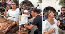 Nusret'te evlilik teklifi: Etin üzerinde tektaş!