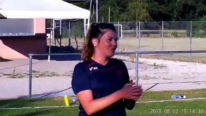 Anaïs Bouix, trait d'union entre les féminines et le staff du club.