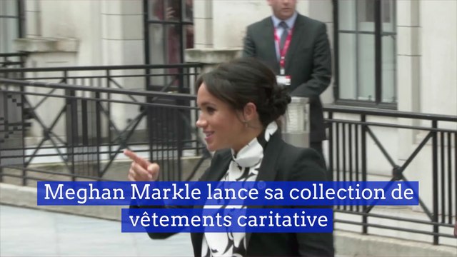 Meghan Markle va lancer sa collection de vêtements caritative