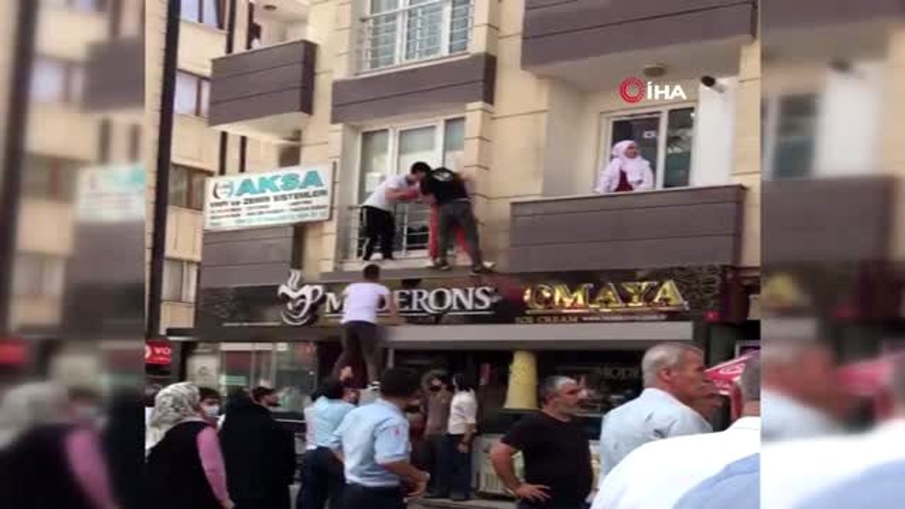 Esenyurt'ta 6 katlı binada yangın: Çok sayıda kişi apartmanda mahsur kaldı