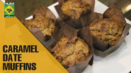 Delightful Caramel Date Muffins  | Food Diaries | Masala TV Show | Zarnak Sidhwa