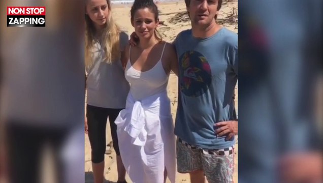 Écologie : Lucie Lucas et Tom Frager ramassent les déchets d'une plage (vidéo)