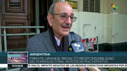 Cámara Electoral argentina exige transparencia en escrutinio de votos