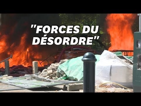 Les images des tensions à Nantes après l'hommage pour Steve