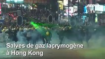 Hong Kong: la police lance des lacrymogènes sur les manifestants
