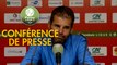 Conférence de presse US Orléans - FC Chambly (0-1) : Didier OLLE-NICOLLE (USO) - Bruno LUZI (FCCO) - 2019/2020