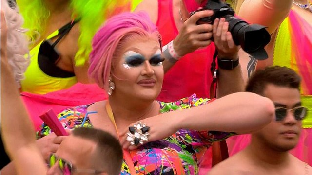 Tens of thousands line Amsterdam canal for gay pride boat parade