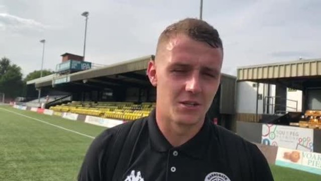 WATCH : Video interview with Harrogate Town's Joe Leesley after Solihull Moors wonder strike