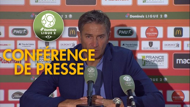 Conférence de presse RC Lens - EA Guingamp (2-0) : Philippe MONTANIER (RCL) - Patrice LAIR (EAG) - 2019/2020