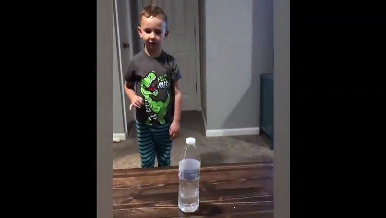 Water bottle flip challenge - Funny Videos 5