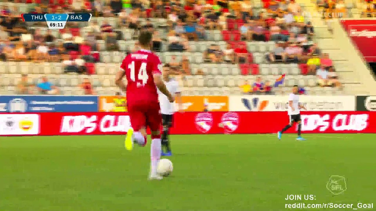 Basil Stillhart Goal HD - Thun 2 - 2 Basel - 03.08.2019 (Full Replay)