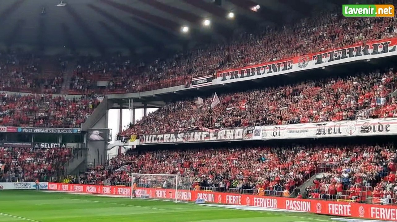 L'hommage de Sclessin à Robert Waseige