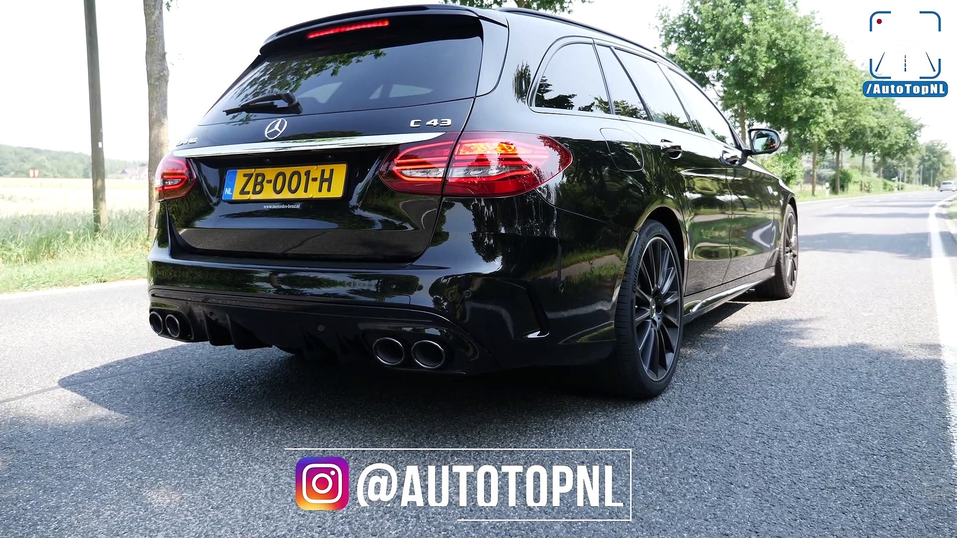 Mercedes-AMG C43 3.0 V6 BiTurbo PURE! Exhaust SOUND Revs & ONBOARD by AutoTopNL