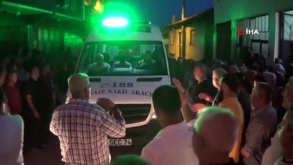 Yanarak can veren oğluna ve kardeşine son bakış