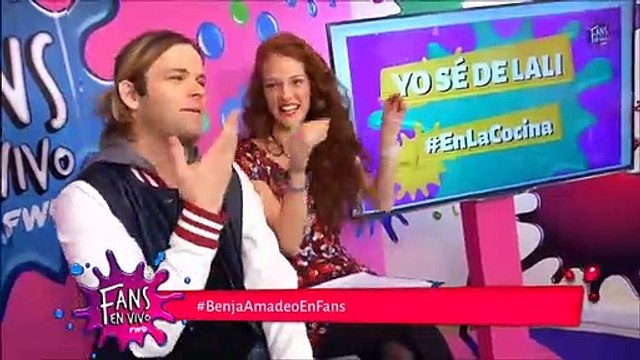 Benja Amadeo: Cuando la conocí Lali Espósito no cocinaba nada, ahora algo hace - Fans en Vivo #80