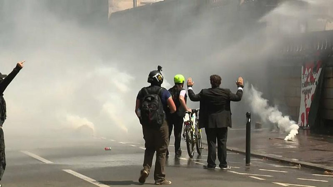 Violentas manifestaciones en Nantes por la muerte de Steve Canico