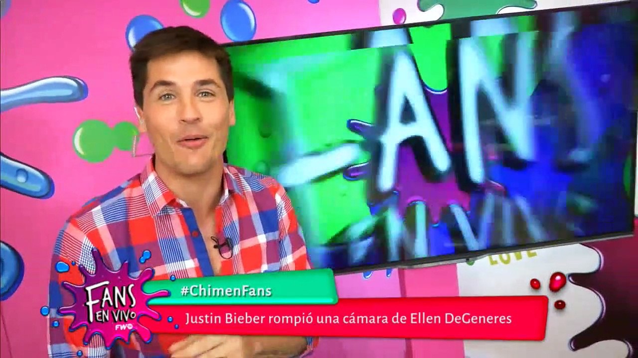 Blooper ¿que pasaria si los chicos rompieran el teleprompter de fans? - Fans en Vivo #154