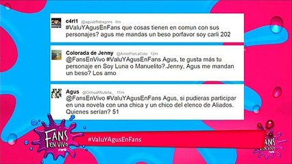 Agus Bernasconi elige entre su papel en "Aliados" y en "Soy Luna" | Fans en Vivo #160