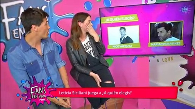 Leti Siciliani: ¿Nico Vazquez o Mariano Martinez? | Fans en Vivo #165