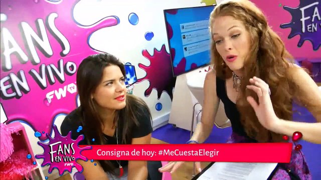 Blooper a Mica le cuesta elegir que comer + mica cuando le gustaban dos chicos - Fans en Vivo #192
