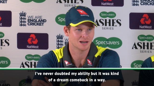 Smith revels in 'dream comeback' after back-to-back Ashes hundreds