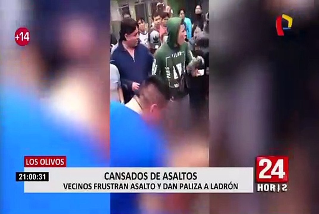 Los Olivos: delincuentes roban a mujer y es linchado por vecinos de Mercado