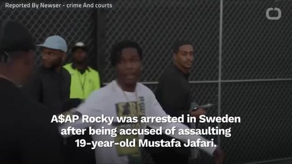 A$AP Rocky Gets Released From Jail, Comes Home