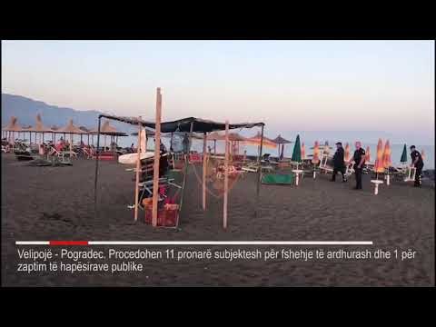 Report TV - Anti-informaliteti, lirohen hapësirat e zaptuara në plazhet e Pogradecit dhe Velipojës