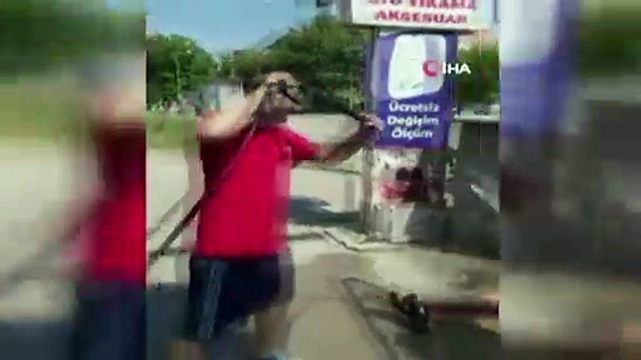 Ancak tazyikli su ile ferahladı
