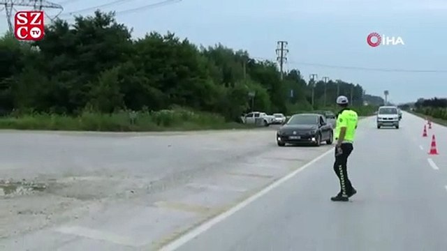 Aşırı hız yapan sürücüden ilginç savunma