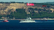 ÇANAKKALE RUS SAVAŞ GEMİSİ 'CAESAR KUNİKOV' AKDENİZ'E İNİYOR