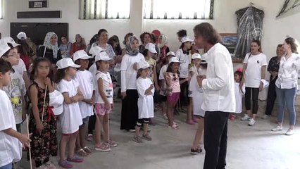 Çocuklardan tabiat parkında "ekoprint"li farkındalık