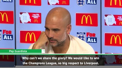 City deserve the same credit as Liverpool - Guardiola