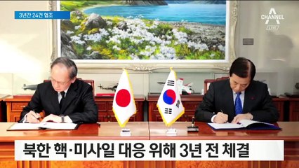 3년간 24건 협조…한일, 둘 다 아쉬운 ‘지소미아 폐기’