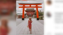Alexandra Pereira disfruta de una luna de miel en Tokio