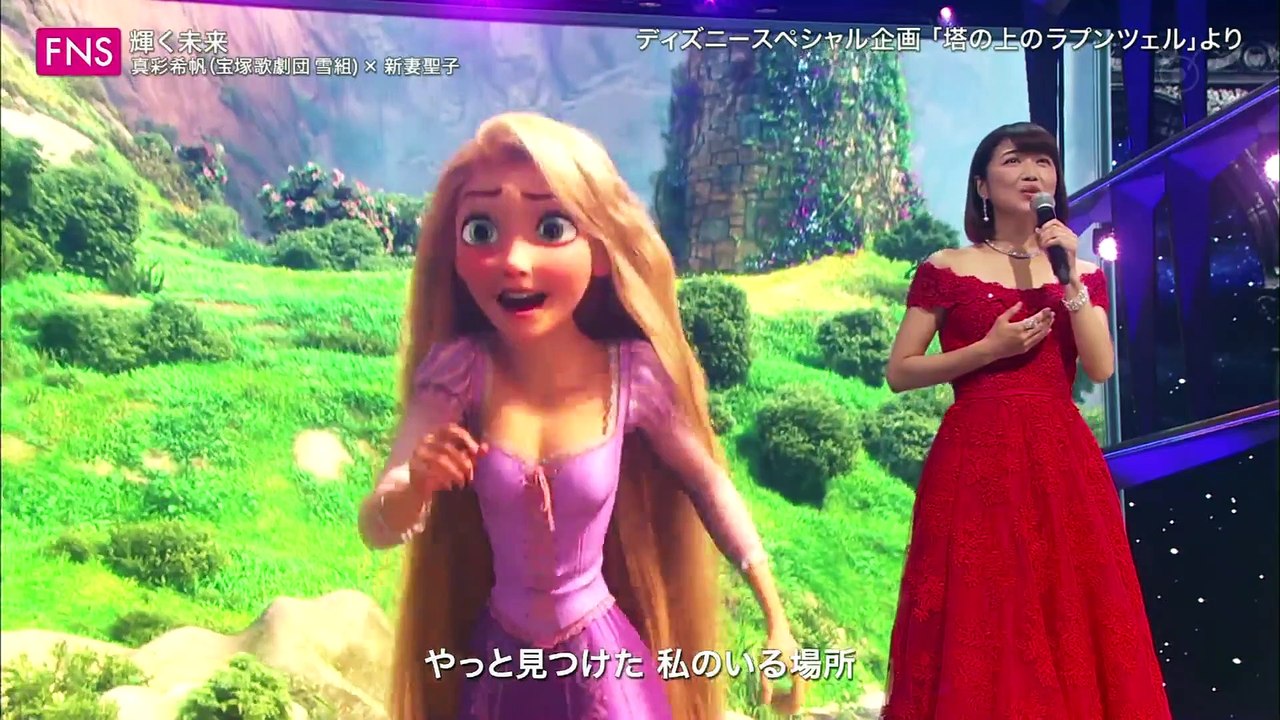 FNS 2019 Disney Medley  - I see the light by Maya Kiho & Seiko Nizuma