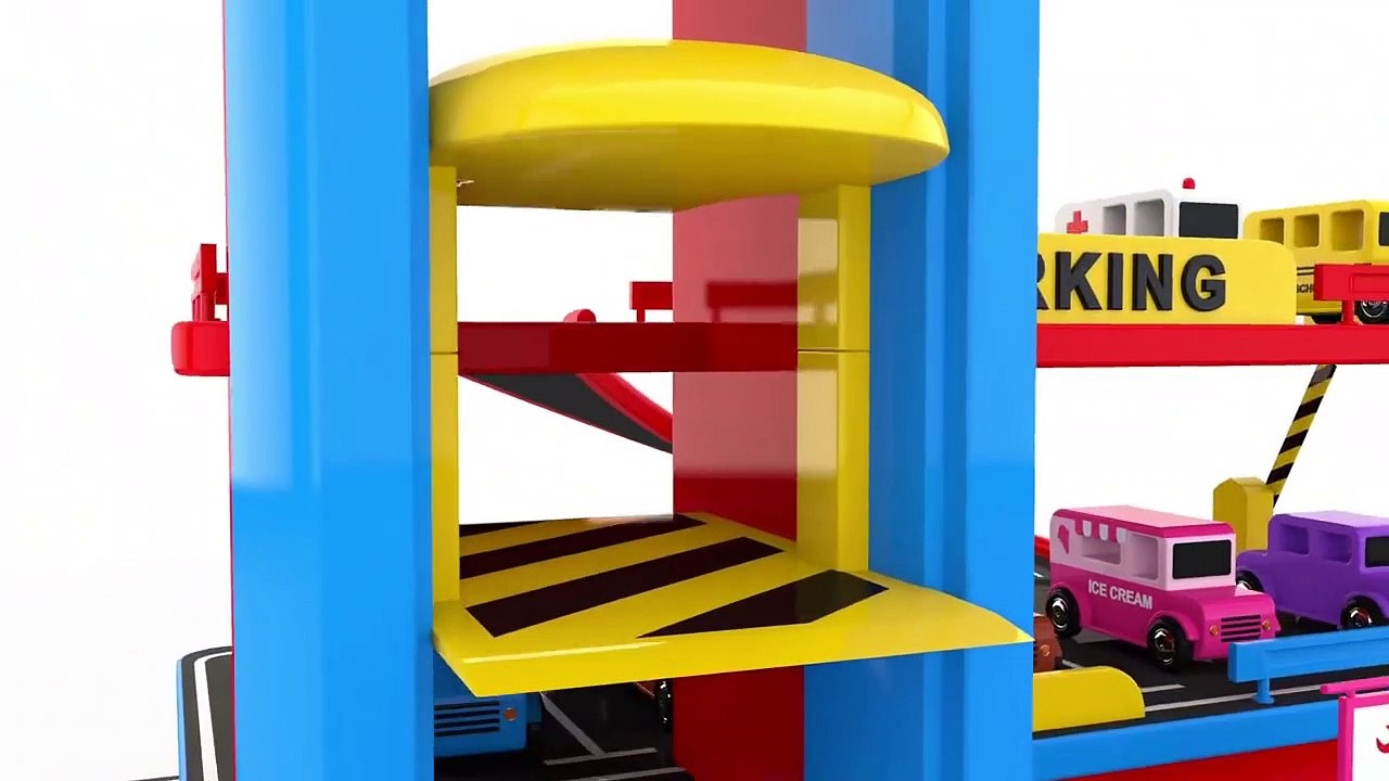 Colors for Children to Learn with Street Vehicles Toys - Halloween Colors Videos for KIDS