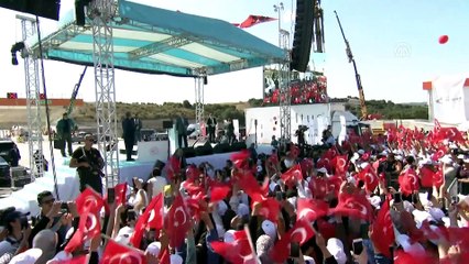 Erdoğan: 'Bugün bir tarih yazıyoruz, İstanbul'u İzmir'e farklı bir şekilde bağlıyoruz' - BURSA