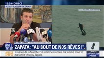 Franky Zapata lors de sa conférence de presse: 