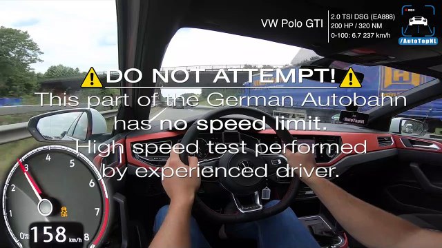 VW Polo GTI 2.0 TSI 200HP DSG TOP SPEED by AutoTopNL