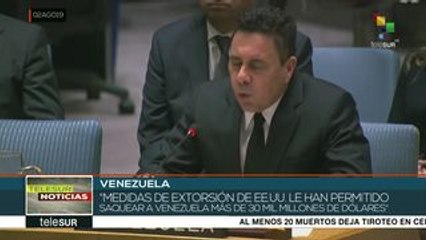 Samuel Moncada denuncia ataques de Trump contra Venezuela